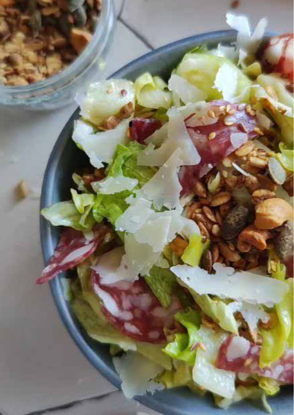 Osvježavajuća salata s Histris salamom od boškarina